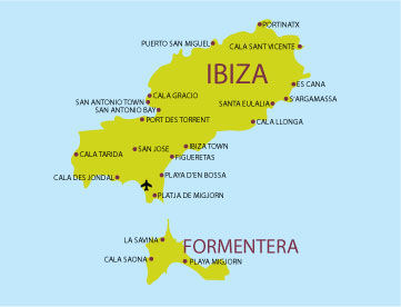 Pianta Ibiza e Formentera Pianta Ibiza e Formentera
