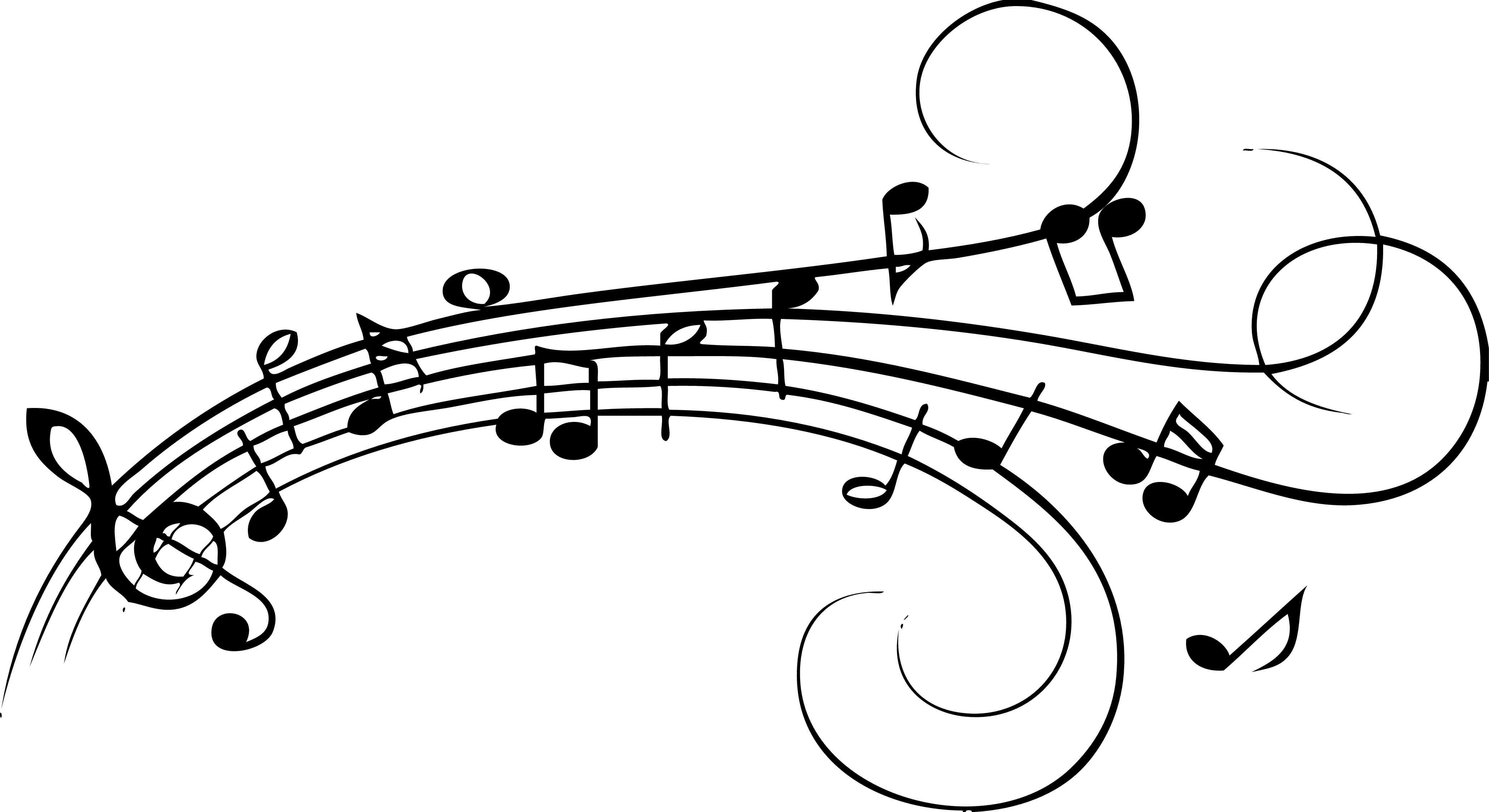 clipart of music notes and instruments - photo #4