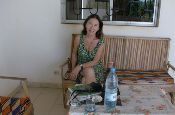 Vanna Vallino in Senegal bed & breakfast