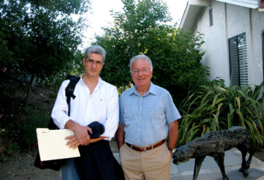 Roberto Bonzio e Federico Faggin frontiera