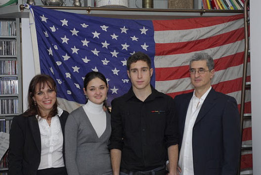 Roberto Bonzio e famiglia frontiera