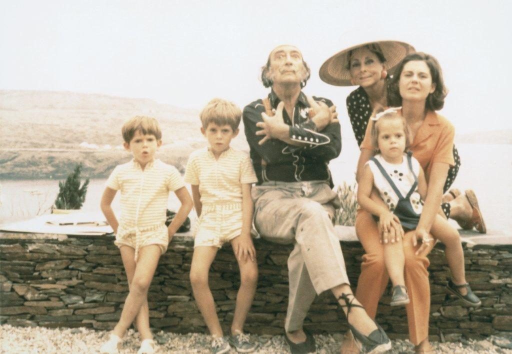 salvador dali foto familiare