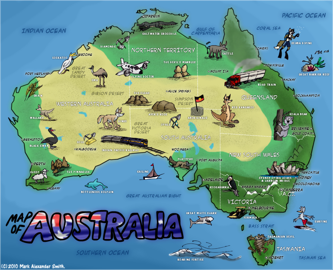 geografia australiana