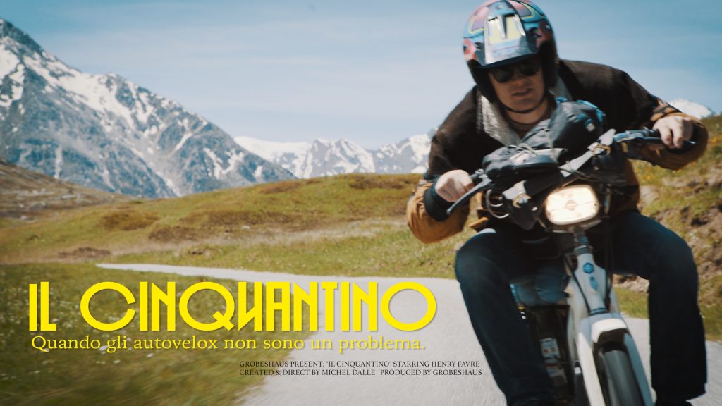 Henry Favre giro europa in ciao piaggio