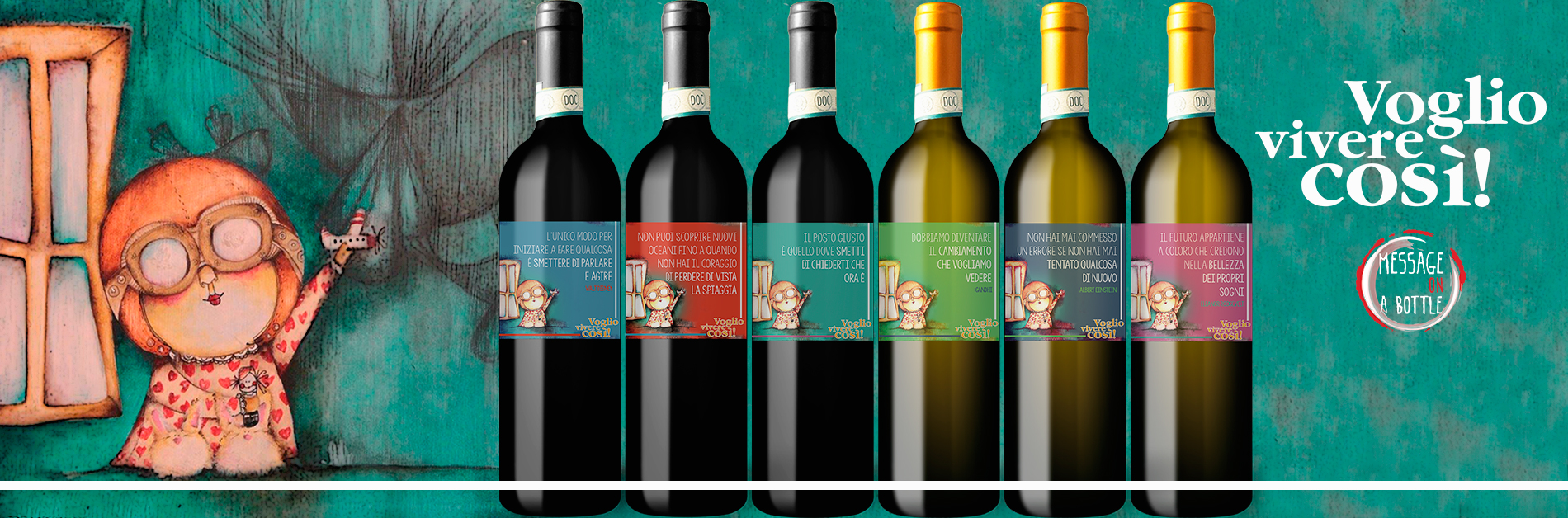 Message ON a Bottle e Voglio Vivere Così