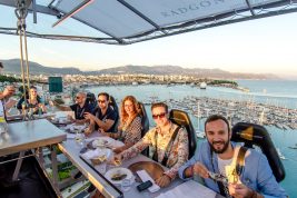 Dinner in the Sky: mangiare sospesi sul cielo di Roma
