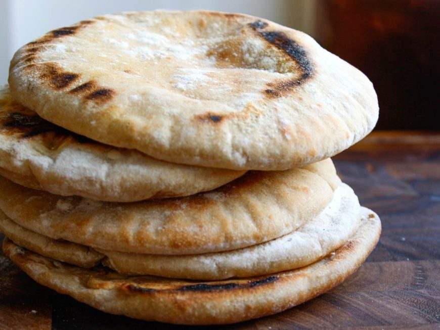 ricetta pane pita grecia (ricette dal mondo)
