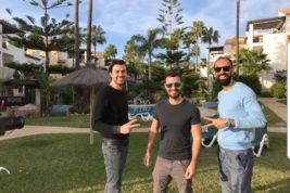 Giovanni Picciuti, Simone Castiglione ed Edoardo Aprea