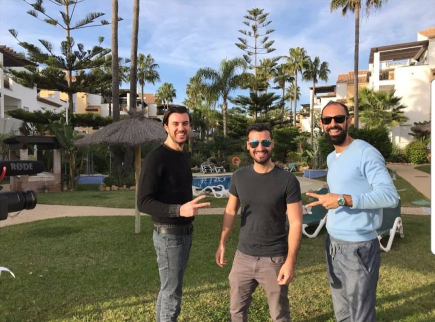 Giovanni Picciuti, Simone Castiglione ed Edoardo Aprea