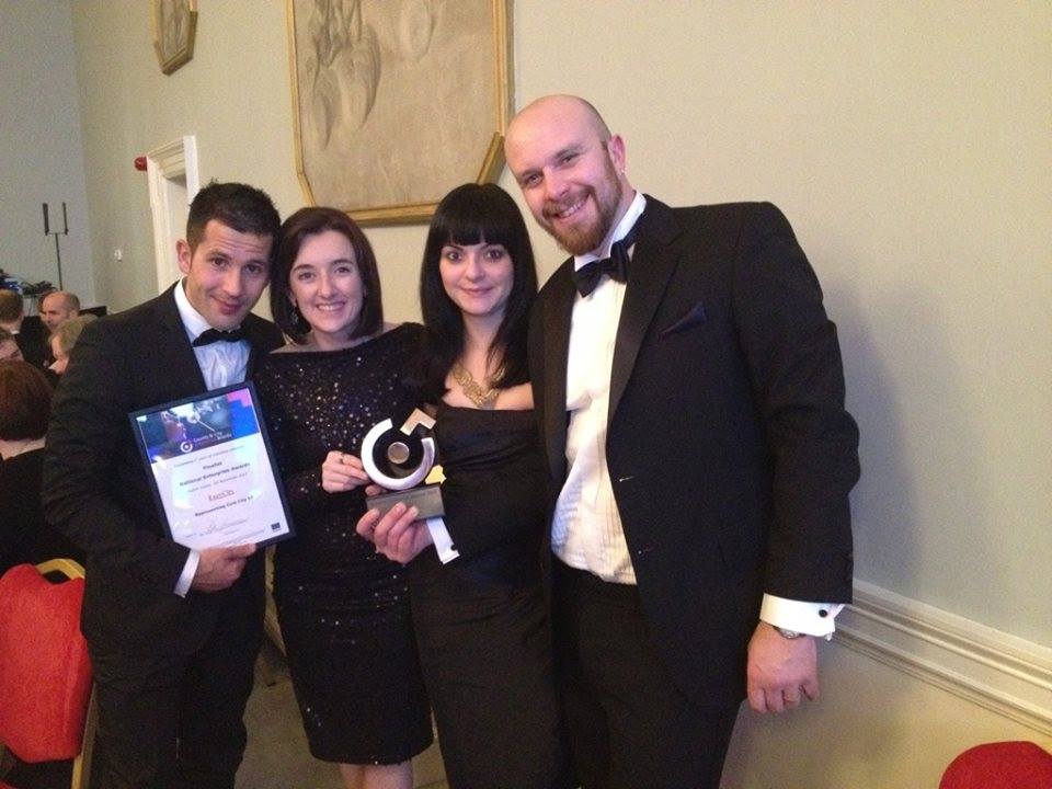 Con mia miglie Costanza, la mia socia Julia e suo marito