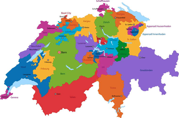 mappa svizzera