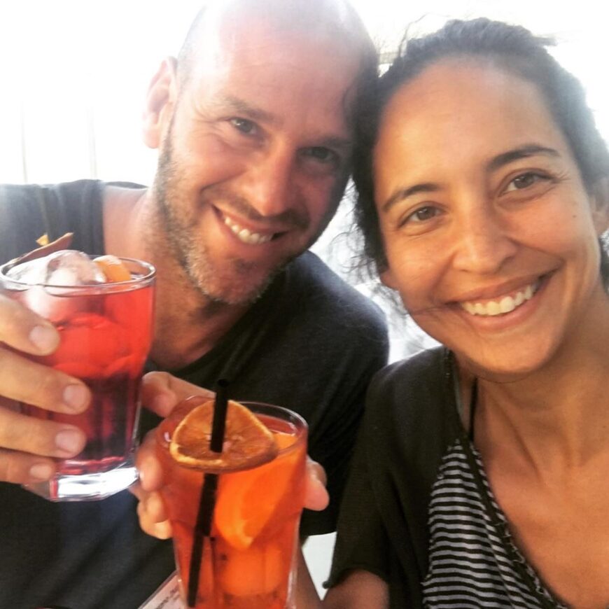 Andre e Hecmara e il loro That’s Amore bar