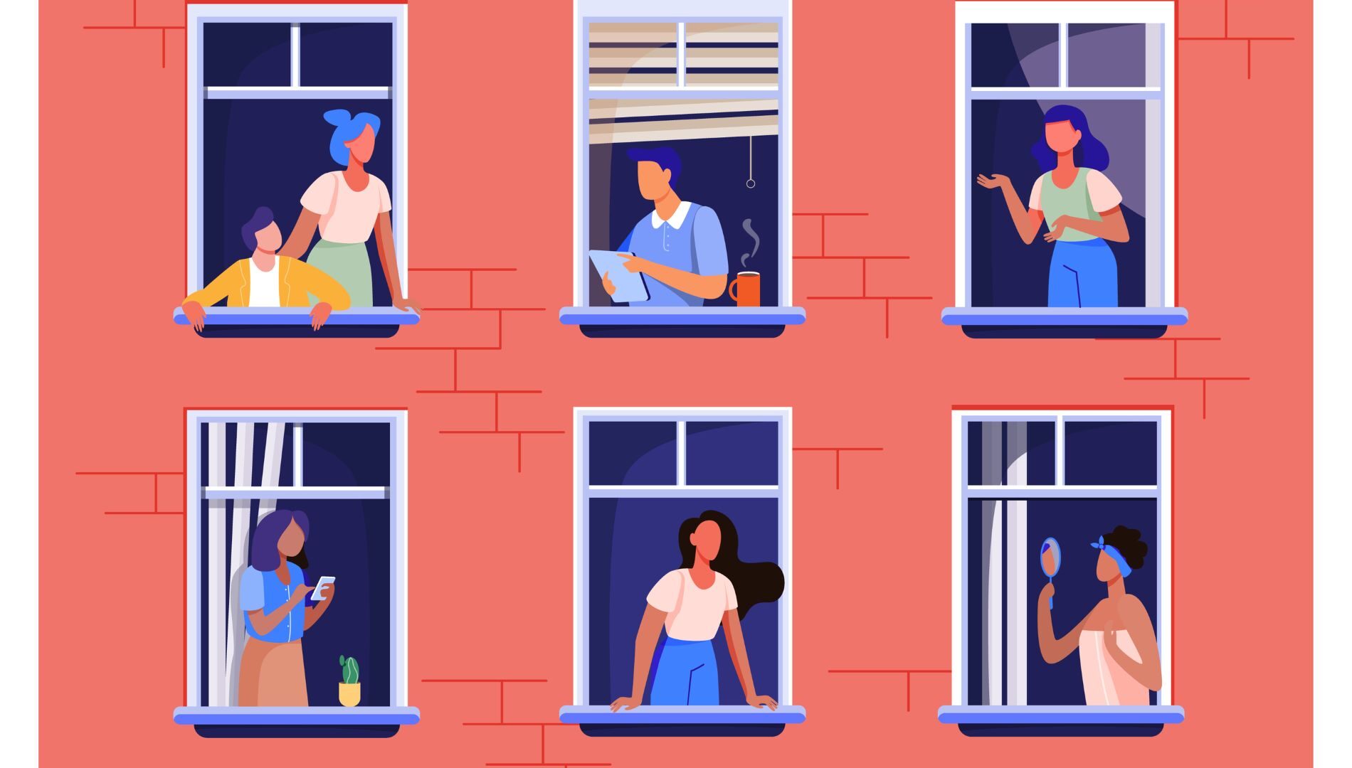 Fotografia da una finestra