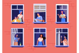 Fotografia da una finestra