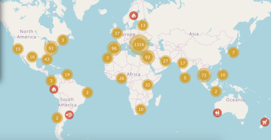 Mappa delle case meno costose al mondo