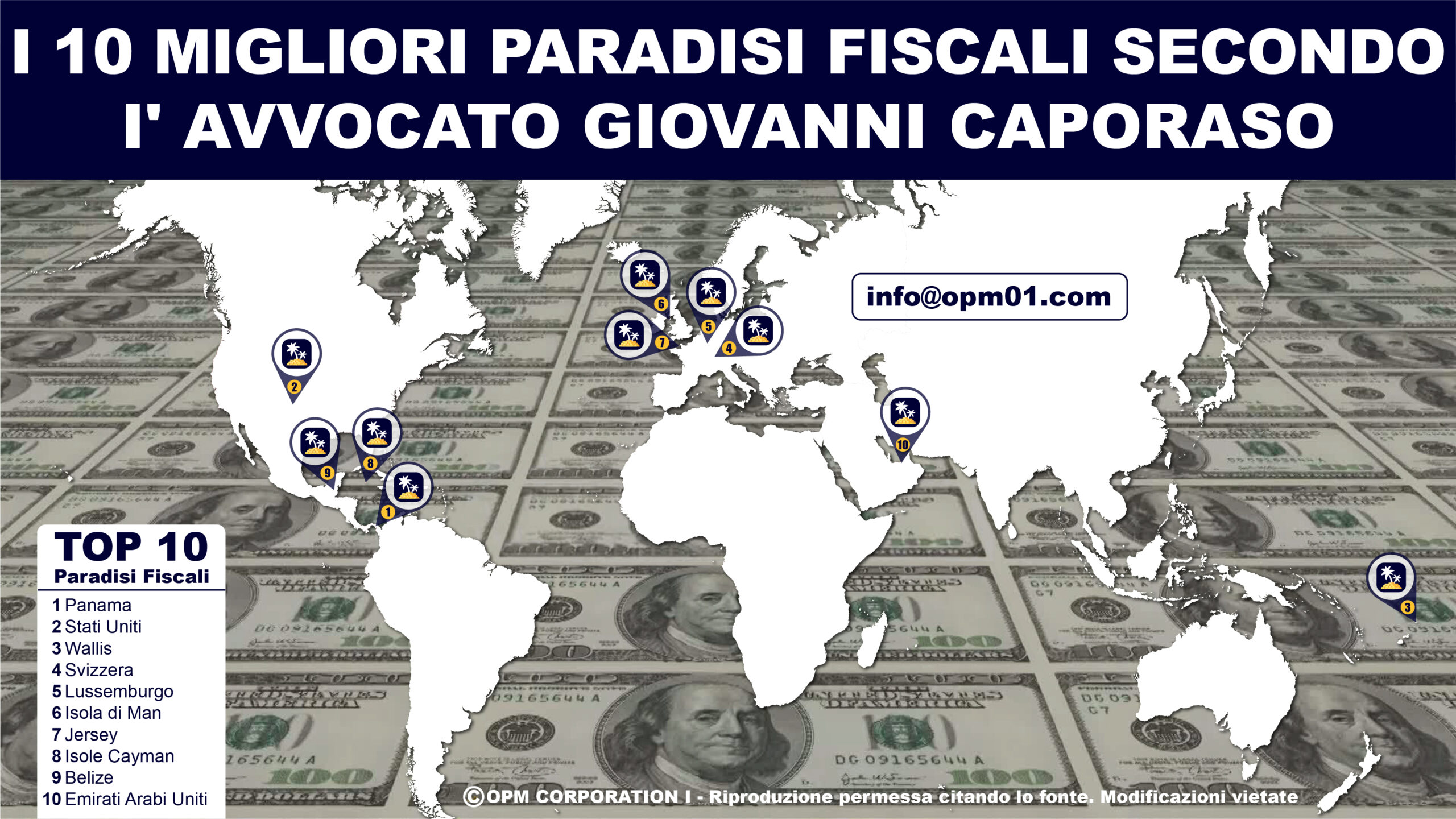 10 migliori paradisi fiscali