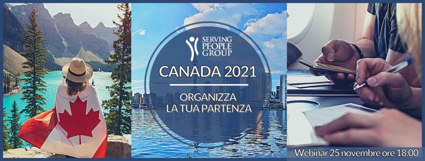 WEBINAR - CANADA 2021: organizza la tua partenza 