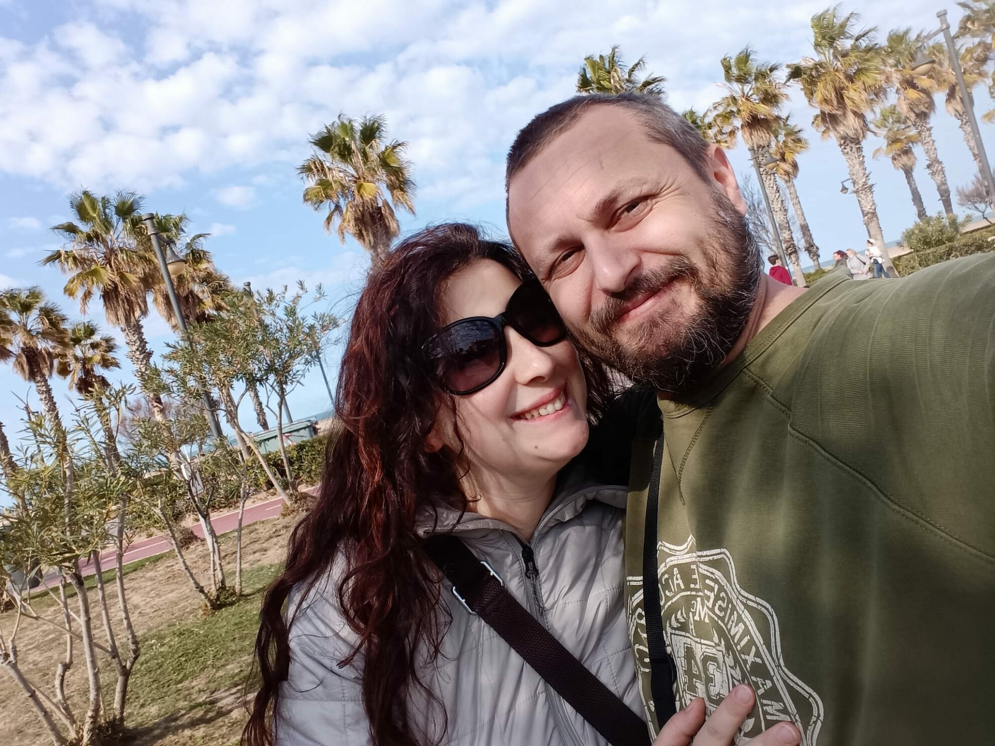 Bianca Miserocchi e marito Valencia