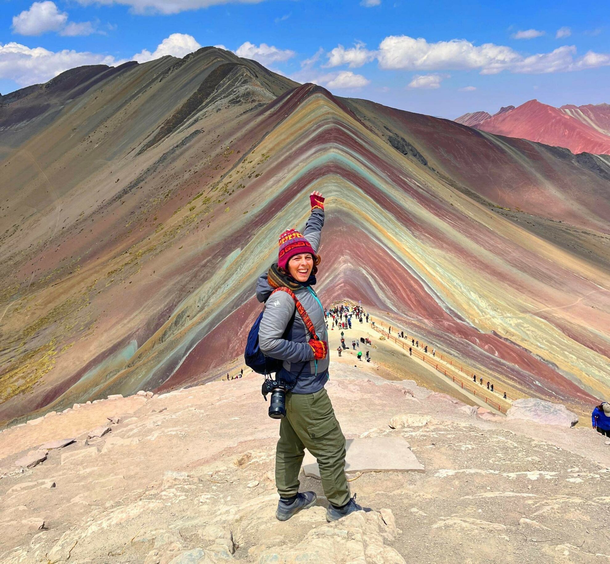 Ania Baldoni zaino in spalla