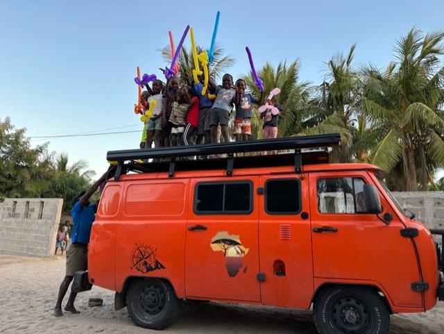 Cristian Biemmi viaggio in van in Africa