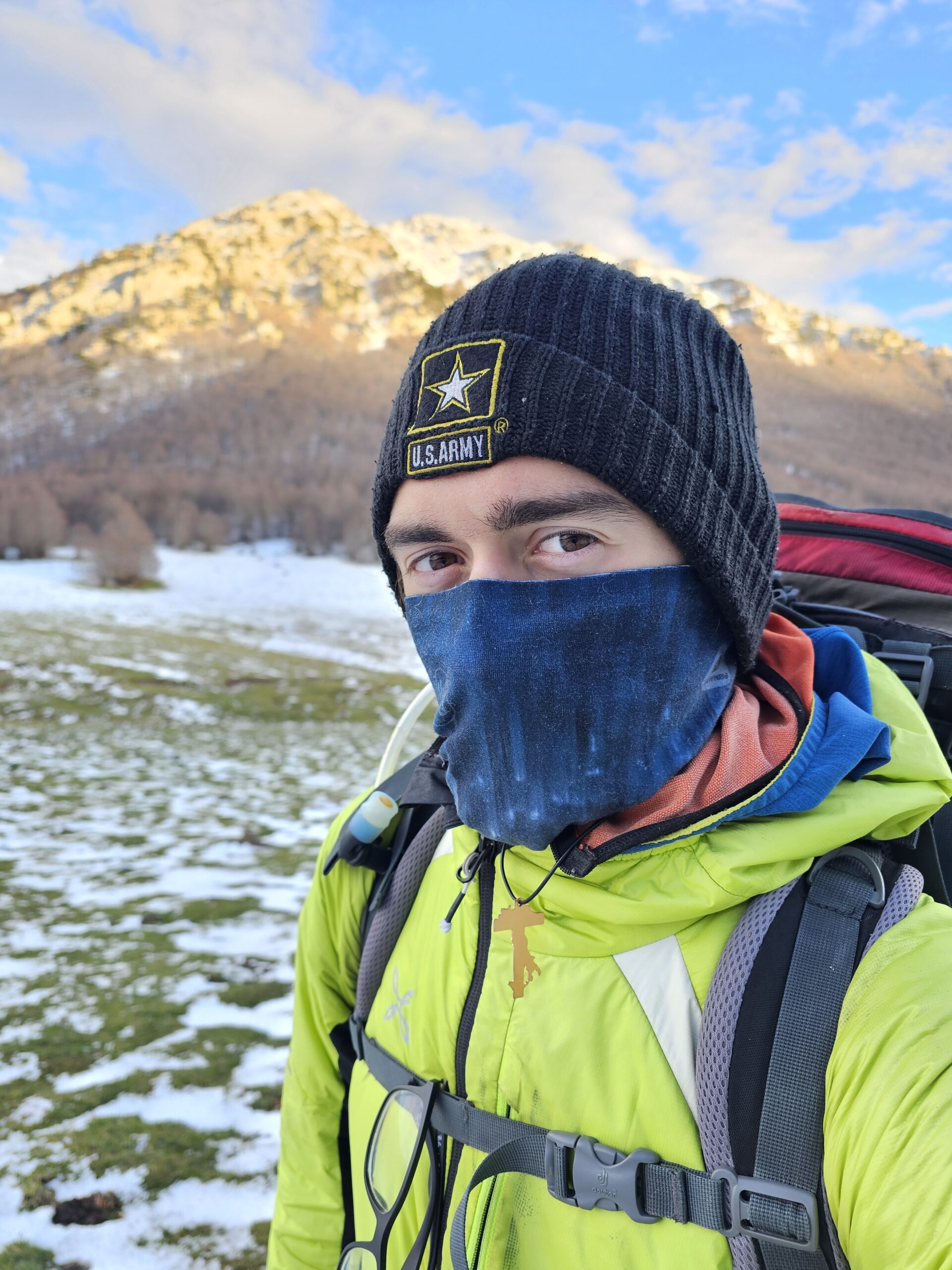 Oscar Danielli giro d'Italia a piedi