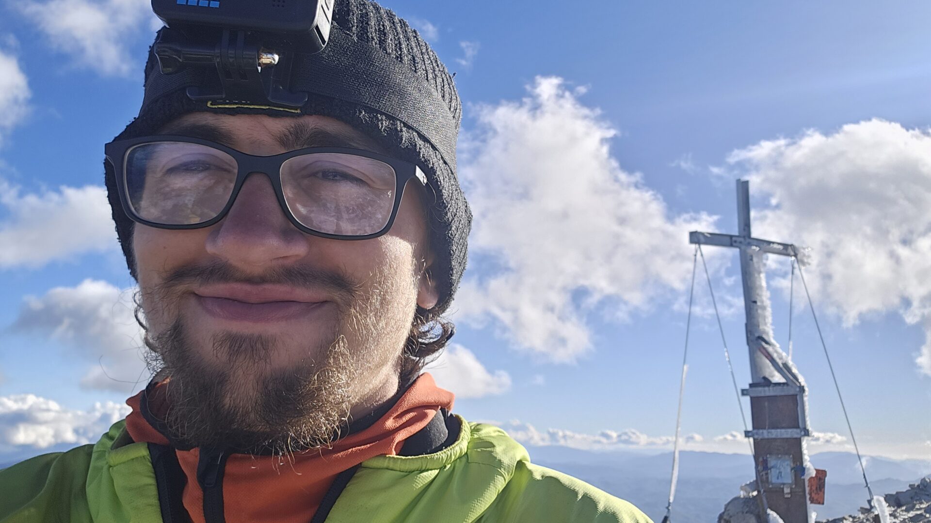 Oscar Danielli giro d'Italia a piedi