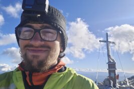 Oscar Danielli giro d'Italia a piedi