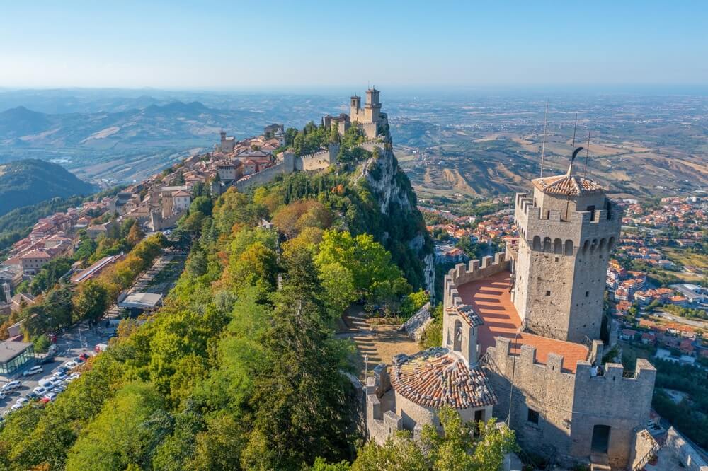 San Marino dall'alto